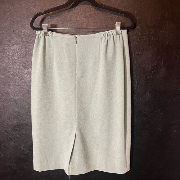 Danny & Nicole Mint Floral Two Piece Skirt Set Size 8 - Picture 8 of 16